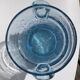 Ice bucket Biot glass blown mouthbug bubbled light blue