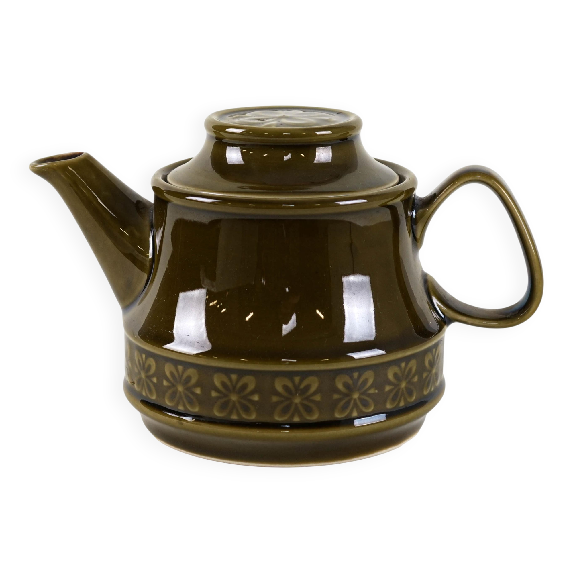 Ceramic teapot, Polish design, 1980s, made in Poland