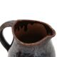 Black stoneware pitcher by Jean Talbot, La Borne ceramics from the 1940s.