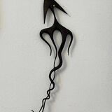 Carl Auböck Wall Sculpture Handmade Napoleon #4271, Brass, Austria