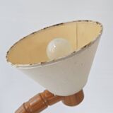 Vintage pine lamp for Solbackens Svarveri, 1970s