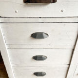 Former small white patina trading post