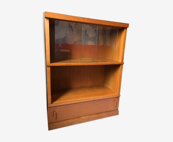 Meuble bibliothèque vitrine étagère modulable