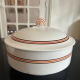 2 modernist covered dishes
