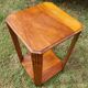 Beautiful antique pedestal table / side table / bedside table