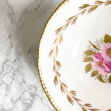 English porcelain bowl decorated with flowers