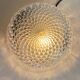 APPLIQUE Semi-Crystal Ceiling Light 1950s