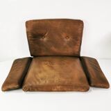 Mid-century leather armchair, Denmark, 1960s