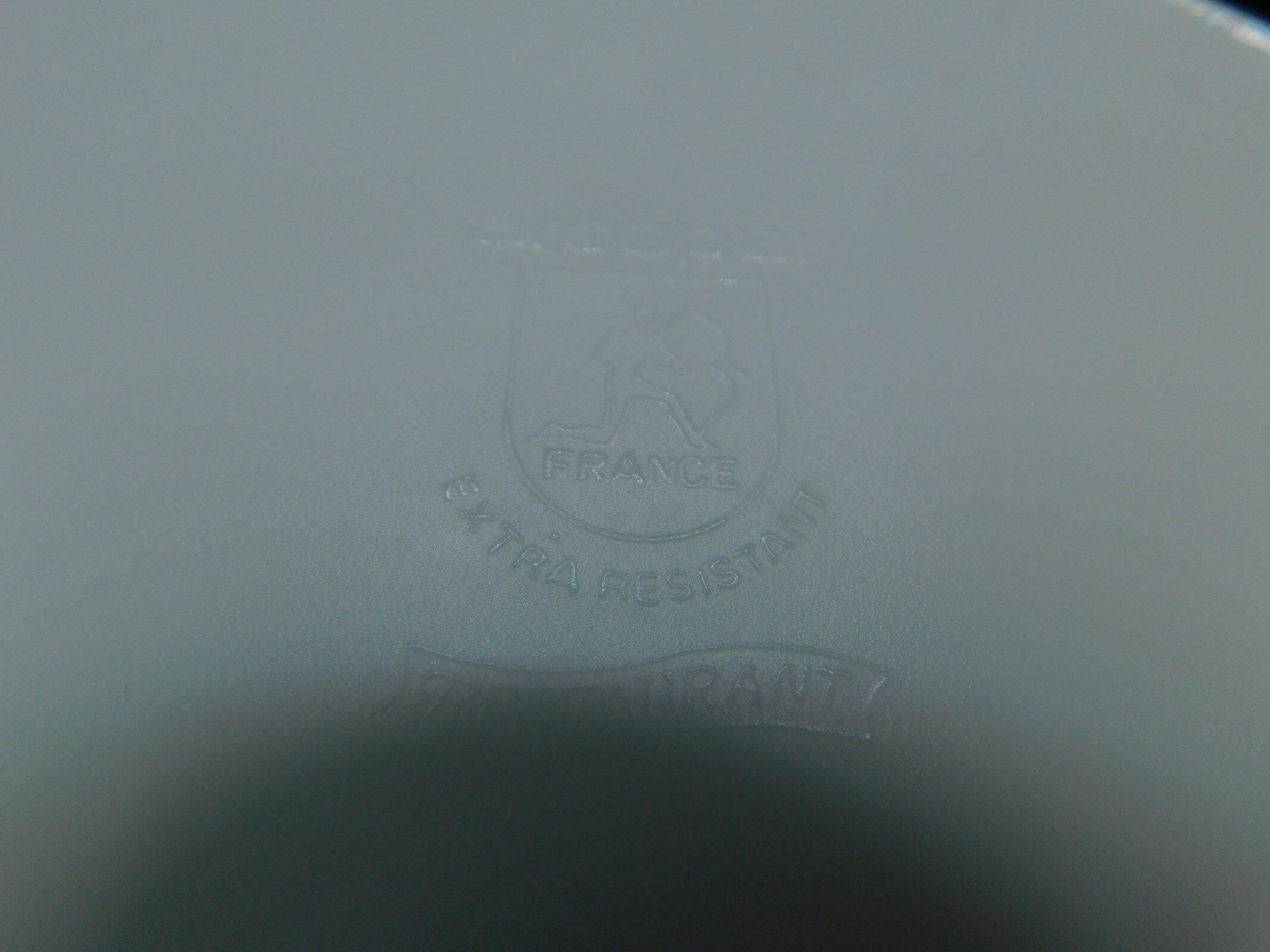 Set of 8 plates Arcopal restaurant - Blanc - Bordeaux