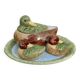 Ceramic salt and pepper shaker / condiment server