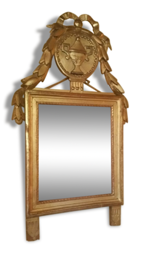 Miroir à fronton Louis XVI