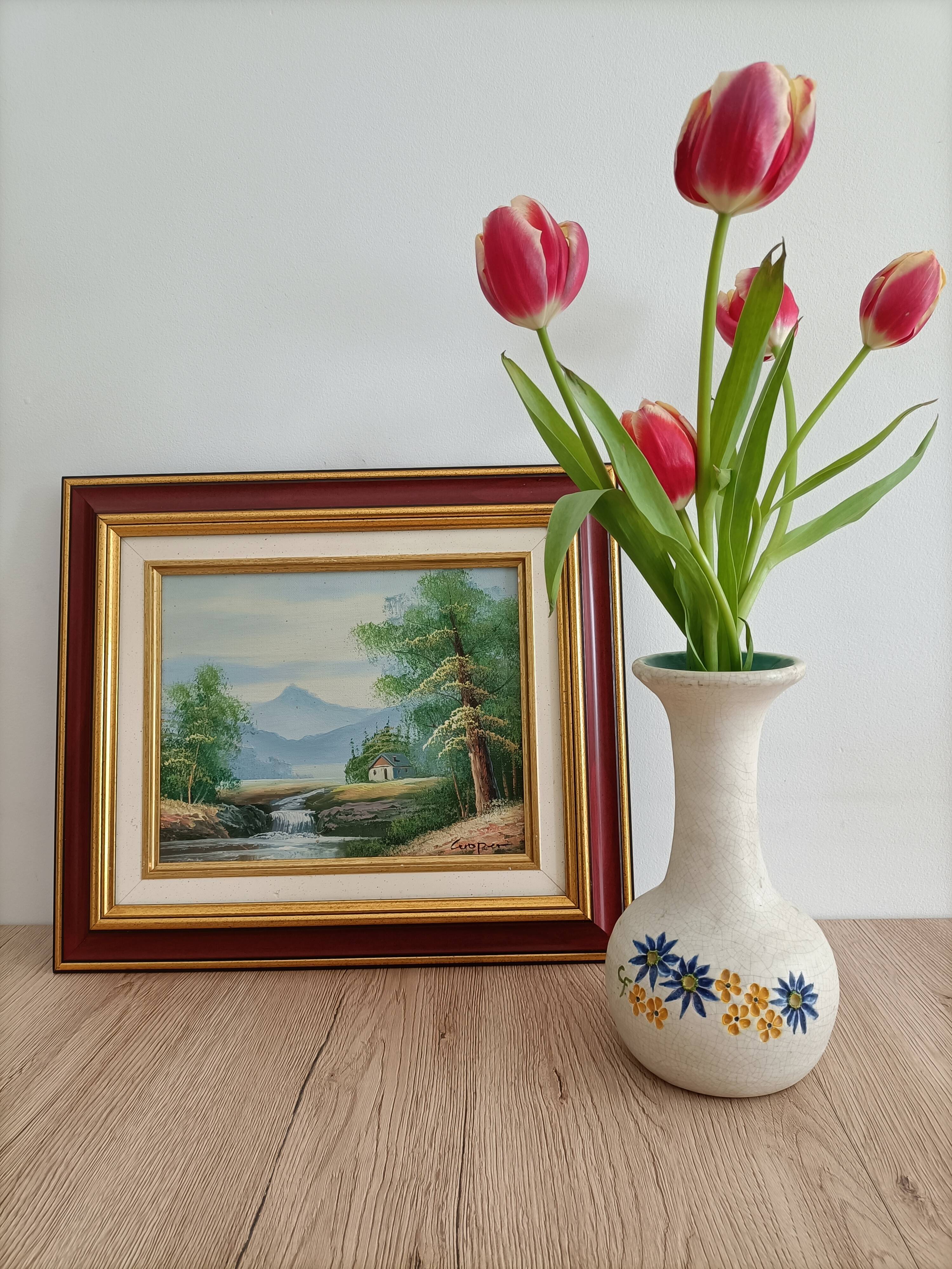 Landscape painting signed Cuoper