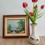Tableau paysage signé Cuoper
