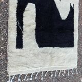 Handmade pure wool Moroccan rug 3x2 m