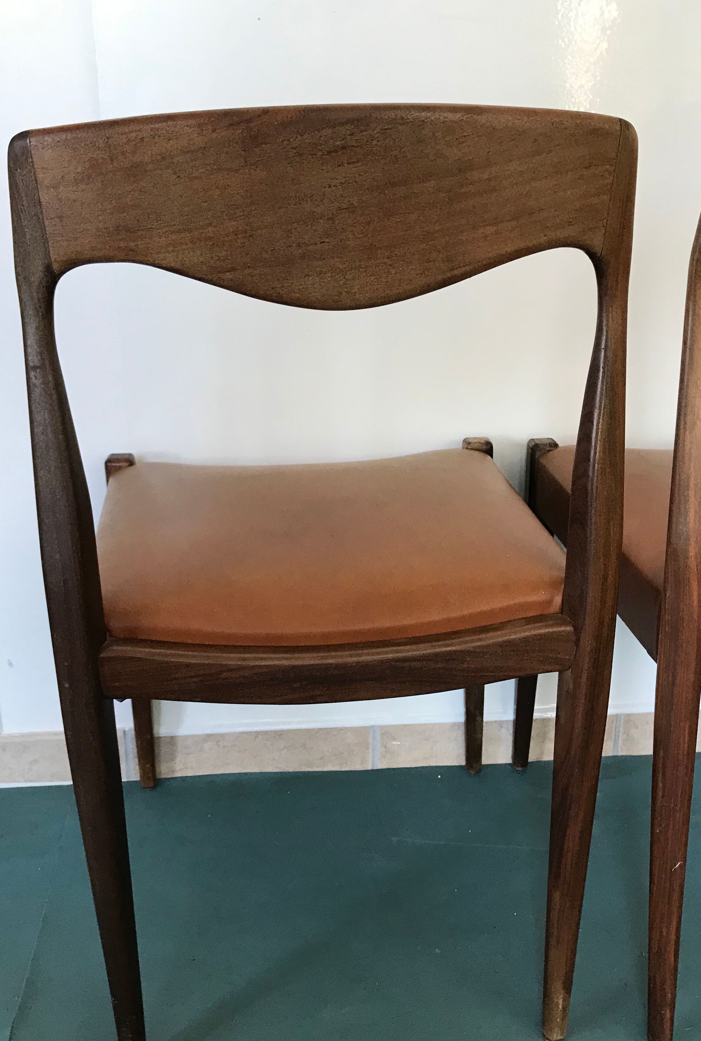 Niels Otto Moller teak chairs