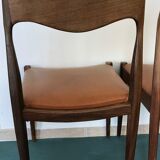Niels Otto Moller teak chairs