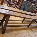 Pair of oak benches