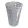 Vintage geometric cut crystal vase - 1970