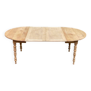 table à manger ronde - rallonges