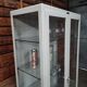 Vintage ManuBelge Medical Cabinet | Industrial Glass Display