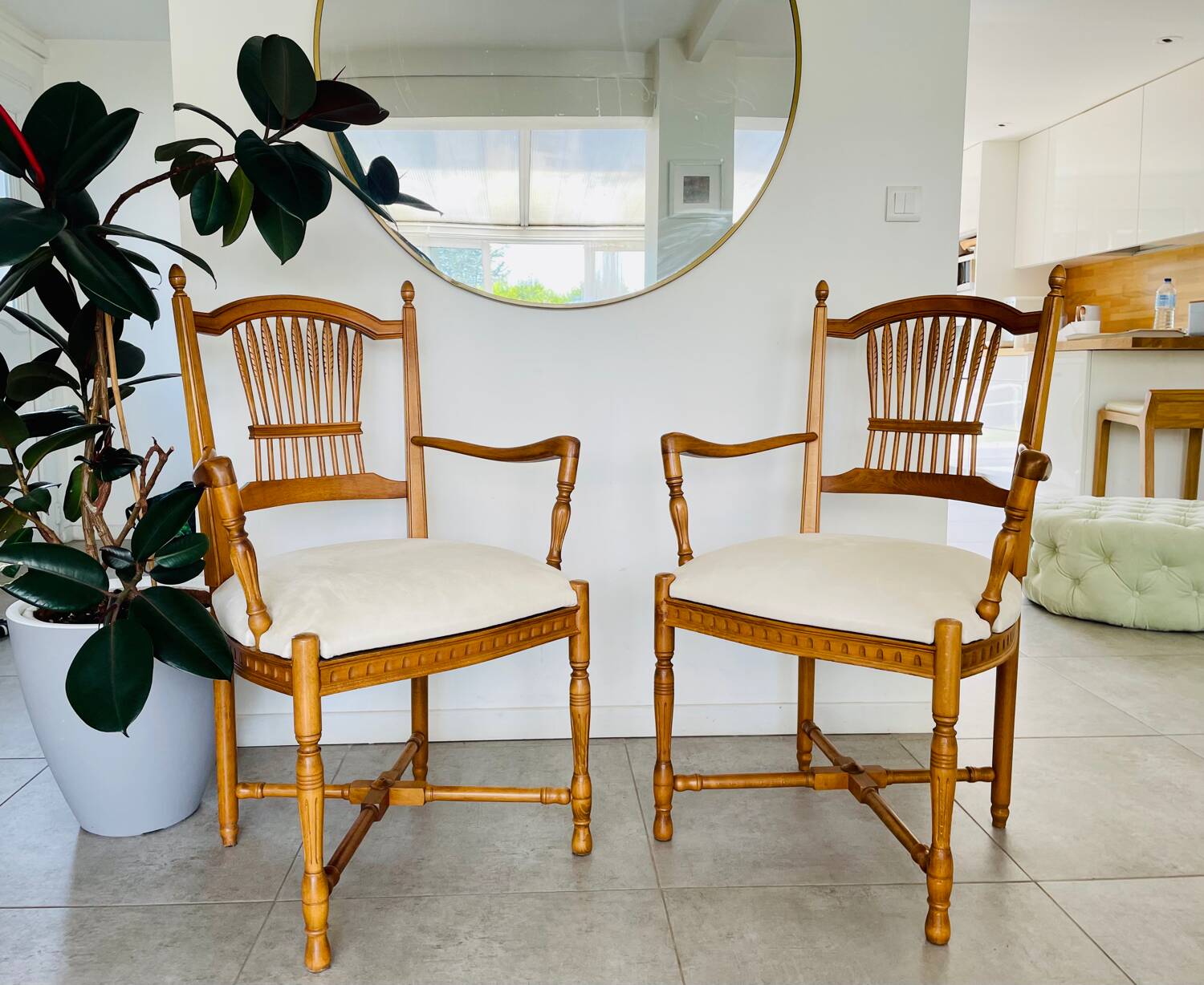 Paire de fauteuils Graziella