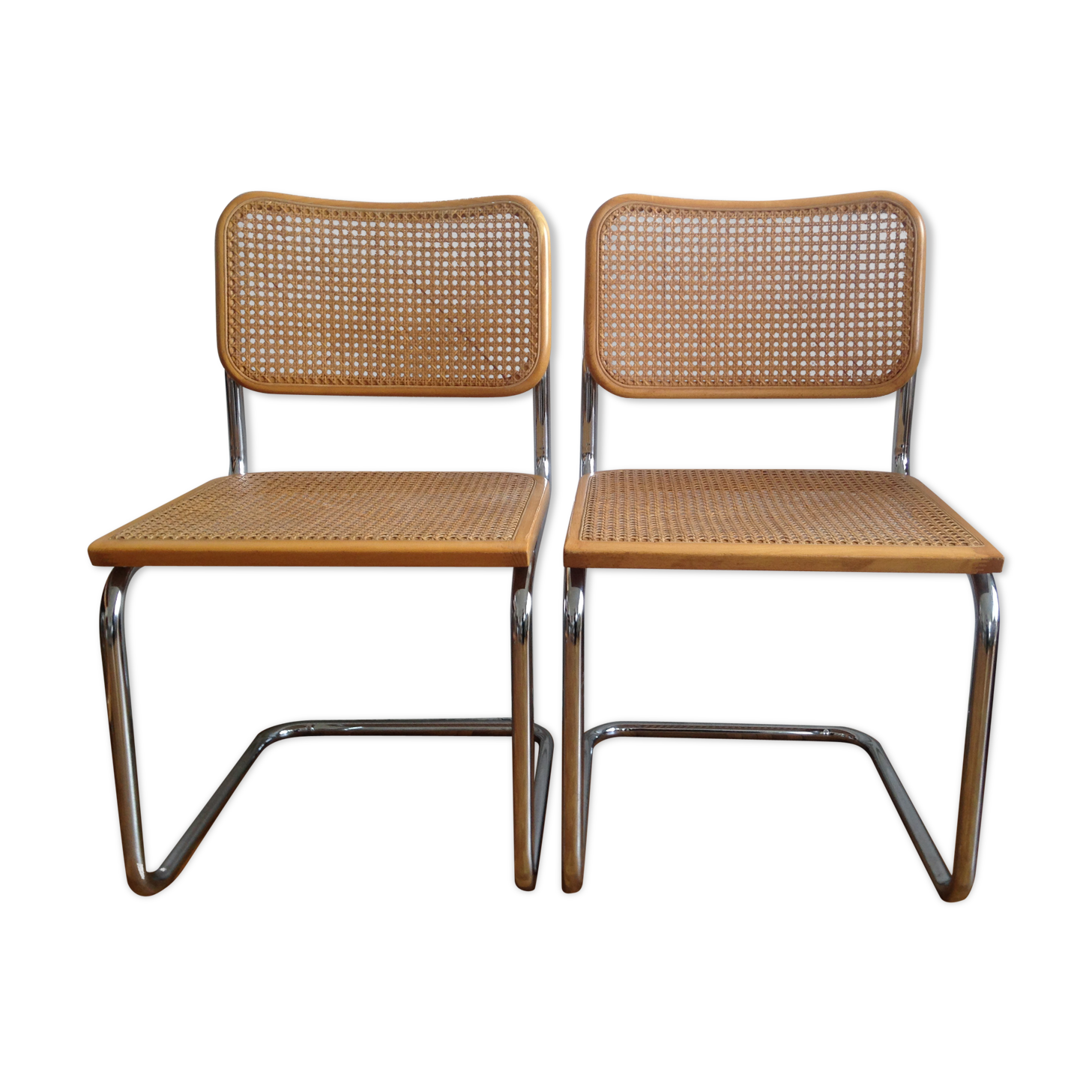 B32 Breuer Cesca chairs pair
