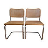 Paire de chaises Cesca B32 Breuer