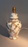 Fine porcelain lamp gilded with gold by Laure Selignac, Paris.