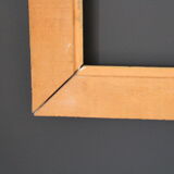 Large wooden black and gilded frame