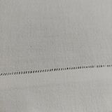 Antique white granite cotton tablecloth 135 x 145 cm