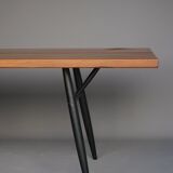 Mid-Century Large Pirkka Dining Table by Ilmari Tapiovaara for Laukaan Puu