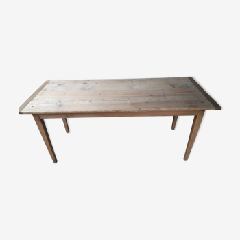 Rustic tree farm table