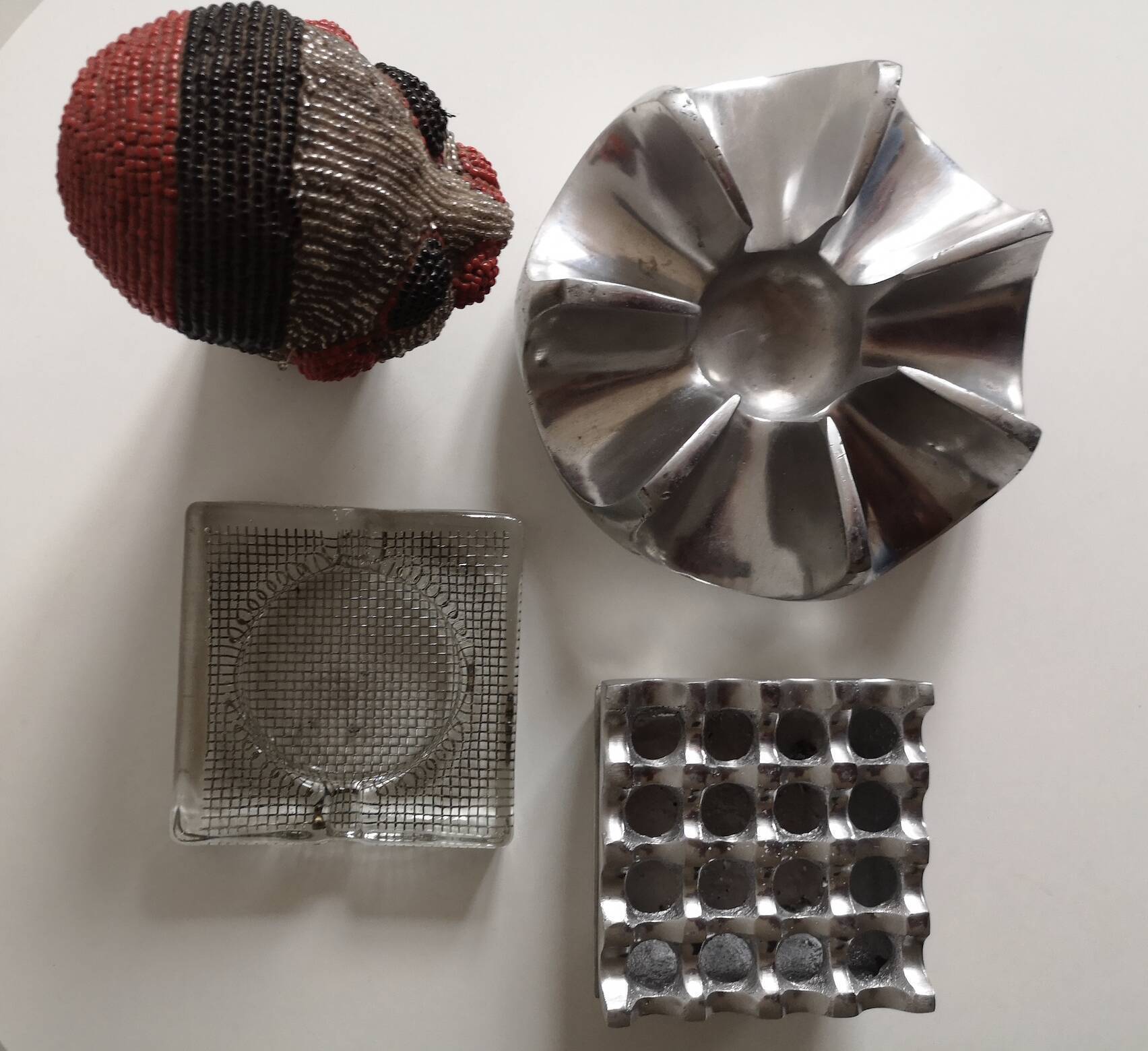 Scandinavian metal ashtray, Backstorm and Ljungberg 1970