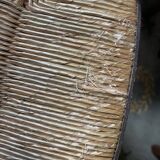 Suite of 8 Louis Philippe straw chairs