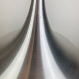 Scandinavian tulip suspension brushed steel space age