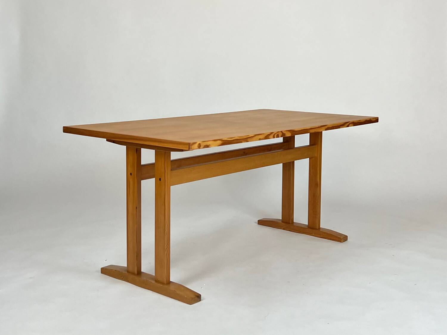 Vintage dining table pine AMA 70s shaker table