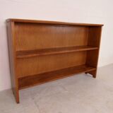 Vintage oak open bookcase