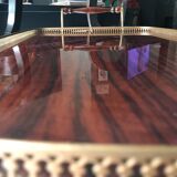 Rolling service wood and brass