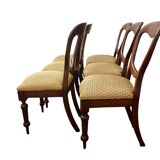 Set of 6 empire style chairs