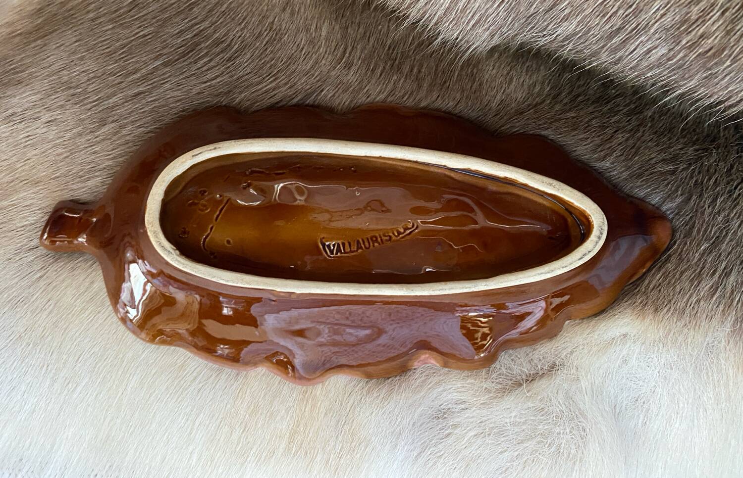 Vintage Vallauris ceramic dish