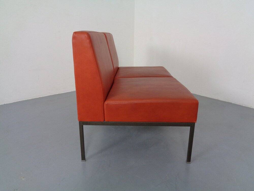 Minimalist 2-Seater Bench, Germany, 1960s