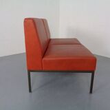 Minimalist 2-Seater Bench, Germany, 1960s