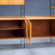 Mid-Century Elm Shelf, 1960s.