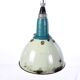 Enamel pendant lamp green