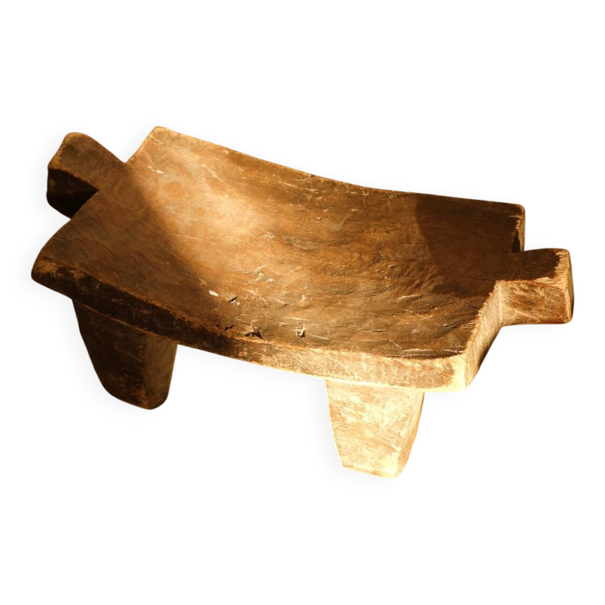 Antique african wooden stool