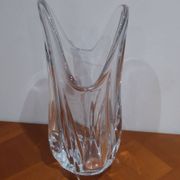 Very Pretty Large Art Crystal Vase Vannes France