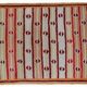 Tapis crocheté antique américain fait main, années 1890