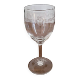 Small glass floral frieze