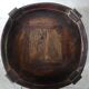 Large Antique Indonesian / Indian Carved Round Chakki Table