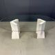 Vintage travertine Carlo Scarpa style dining table, 1970s